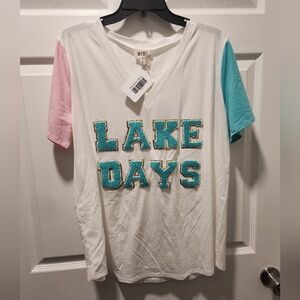 NWT lake days shirt